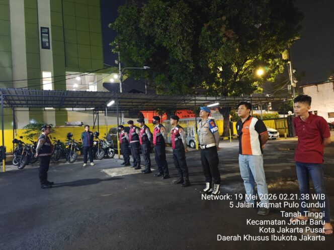 
					Apel Tengah Malam Jadi Awal Patroli Cipta Kondisi Polsek Johar Baru Antisipasi Tawuran dan Guantibmas