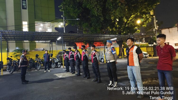 Apel Tengah Malam Jadi Awal Patroli Cipta Kondisi Polsek Johar Baru Antisipasi Tawuran dan Guantibmas