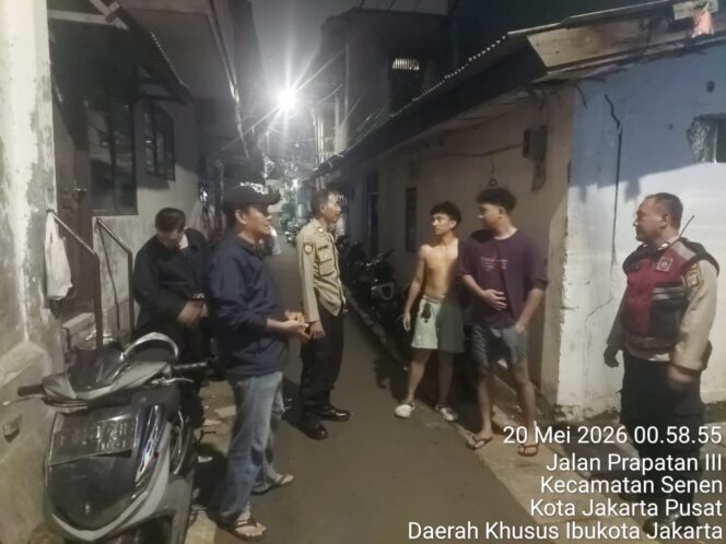 
					Polsek Senen Respon Cepat Aduan Warga, Bubarkan Sekelompok Anak Muda yang Bikin Bising di Prapatan