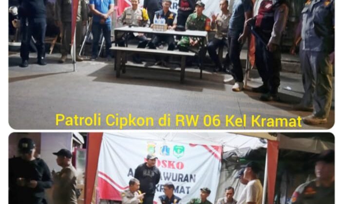Patroli Gabungan Tiga Pilar Senen Digelar, Antisipasi Tawuran dan Gangguan Kamtibmas