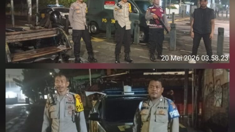 Polsek Senen Tingkatkan Patroli Dini Hari, Antisipasi Tawuran dan Kejahatan Jalanan