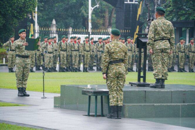 
					Kapoksahli Pangkostrad Pimpin Upacara Harkitnas ke-118 di Makostrad