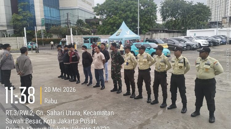 Polsek Sawah Besar Siagakan 25 Personel Amankan Aksi Unjuk Rasa di Kantor PT Xanhsm Indonesia
