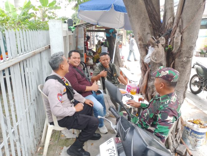 
					Bhabinkamtibmas dan Babinsa Sambangi Warga Kartini, Dorong Portal Gang untuk Cegah Curanmor