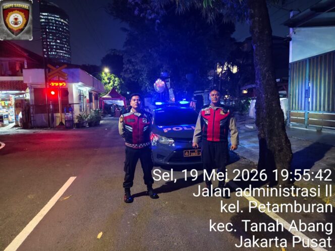 
					Patroli Malam Patko 1053 Fokus Cegah Tawuran Warga dan Aksi 3C di Petamburan