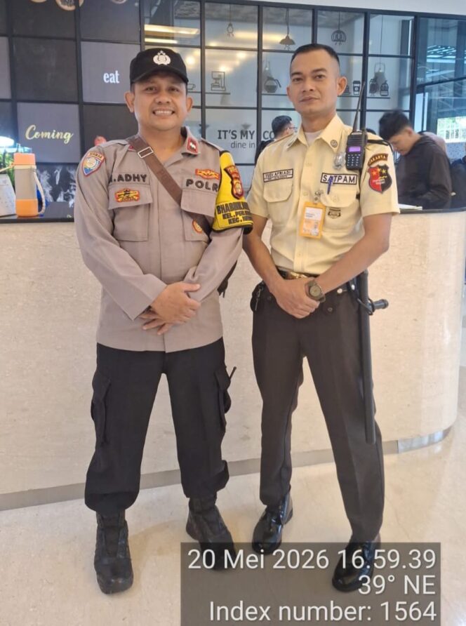 
					Bhabinkamtibmas Pegangsaan Sambangi Bank Mandiri Taspen, Perkuat Kewaspadaan Keamanan