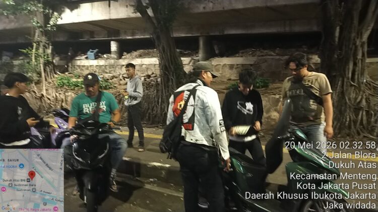Patroli Hunting Menteng Sasar Kawasan Thamrin dan Bundaran HI, Polisi Perketat Pengamanan Malam
