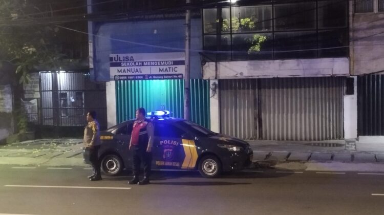 Patroli Dan Penjagaan Polsek Sawah Besar Cegah Balap Liar di Jalan Gunung Sahari Raya