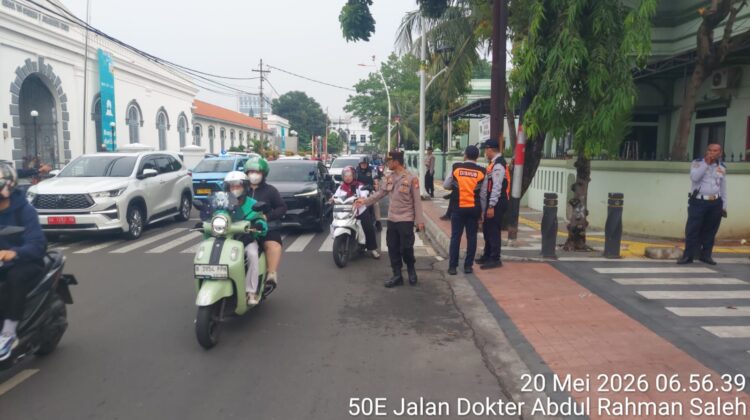 Pengamanan Giat Upacara Hari Kebangkitan Nasional ke-118 di Museum Kebangkitan Nasional Berlangsung Khidmat