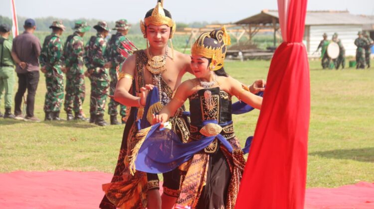 Penampilan Seni Barong RKWB Meriahkan Penutupan TMMD Reguler Ke-128 Kodim Pati