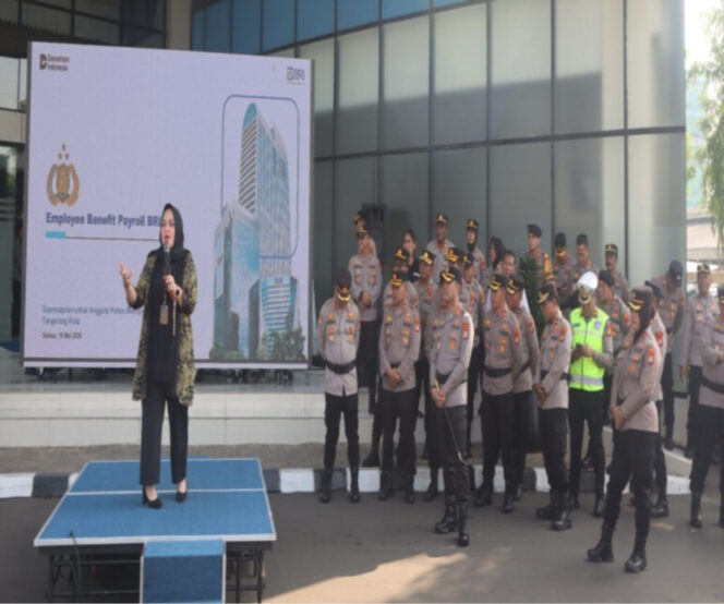 
					BRI KC Tangerang Ahmad Yani Gelar Sosialisasi Employee Benefit Payroll kepada Polres Metro Kota Tangerang