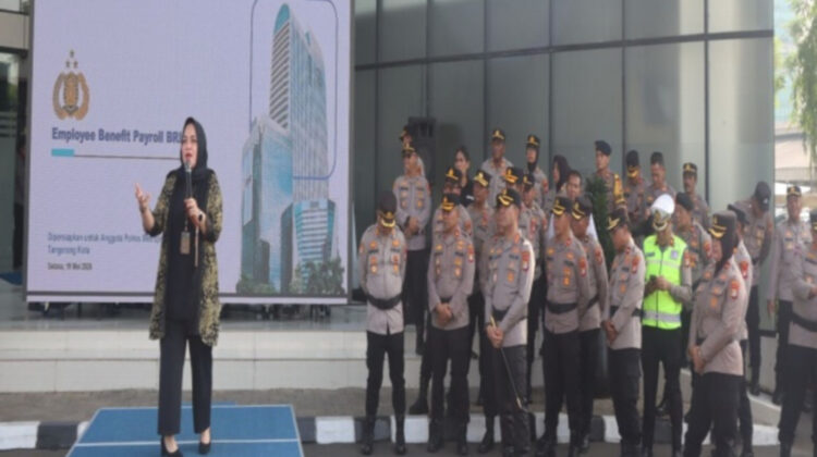 BRI KC Tangerang Ahmad Yani Gelar Sosialisasi Employee Benefit Payroll kepada Polres Metro Kota Tangerang