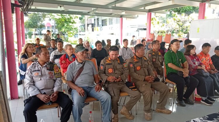 Dukungan Penuh Polsek Sawah Besar, Melalui Bhabinkamtibmas Pasar Baru Hadiri Giat Mitigasi Gangguan Ketertiban Umum Partisipatif
