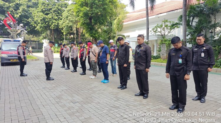 Apel Pengamanan Humanis Warnai Pelayanan Aksi Unjuk Rasa di Kantor BPOM Johar Baru