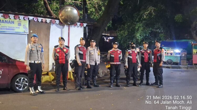 Berikan Keamanan dan Kenyamanan Warga, Polsek Johar Baru Intensifkan Patroli Cipta Kondisi Dini Hari Antisipasi Guantibmas