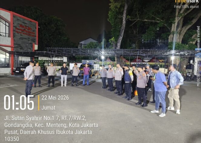 
					Tiga Pilar Menteng Gelar Apel Patroli Gabungan, Perkuat Keamanan Malam Jakarta Pusat