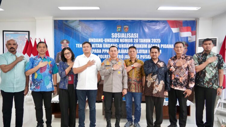 Polres Metro Jakarta Pusat Gelar Sosialisasi KUHAP 2025 untuk Perkuat Koordinasi PPNS dan Penegakan Hukum