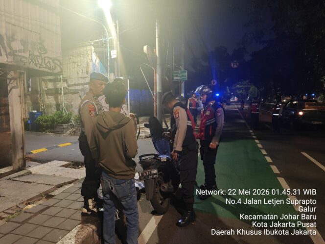 
					Operasi Cipta Kondisi Polsek Johar Baru Antisipasi Begal dan Kejahatan Jalanan