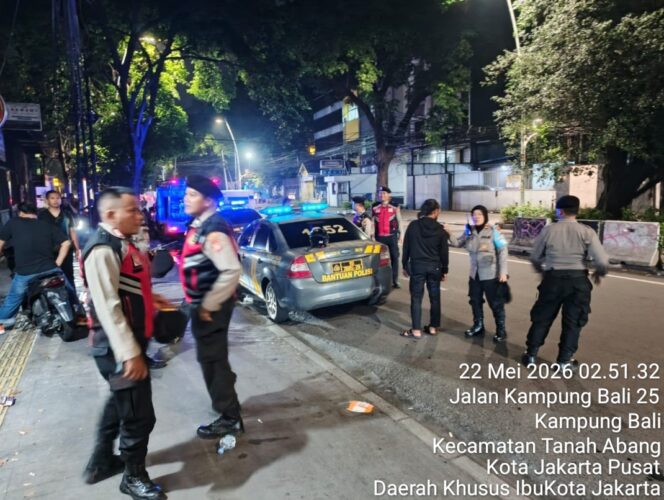 
					Patroli Cipta Kondisi Polsek Metro Tanah Abang Berhasil Jaga Situasi Tetap Aman dan Kondusif