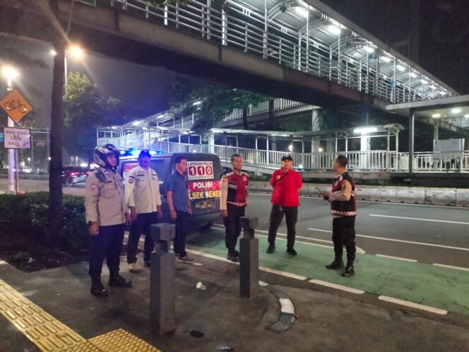 
					Patroli Gabungan Tiga Pilar Sisir Wilayah Senen, Antisipasi Gangguan Kamtibmas