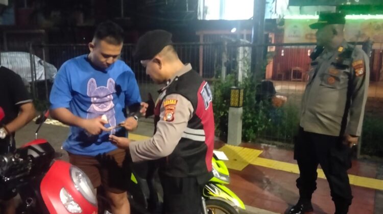 Operasi Cipta Kondisi Polsek Sawah Besar, Polisi Perketat Patroli dan Razia Cegah Kejahatan Jalanan