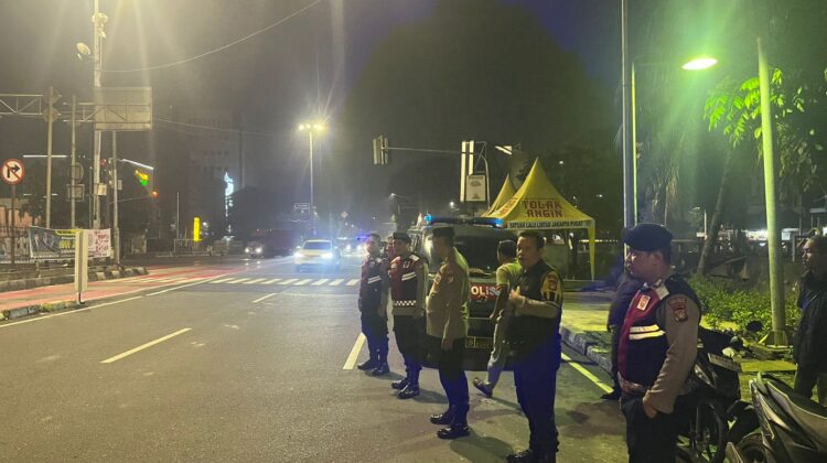 Komitmen Polsek Sawah Besar Gelar Strong Point dan Patroli Blue Light Cegah Kejahatan di Gunung Sahari Raya