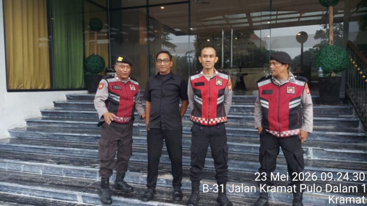 Patroli Dialogis Polsek Senen Sambangi Hotel dan Bank, Polisi Imbau Waspada Kejahatan 3C