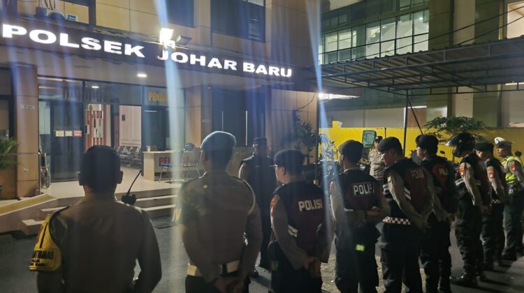 Wakapolsek Johar Baru Pimpin Apel Operasi Cipta Kondisi, Antisipasi Begal dan Kejahatan Jalanan