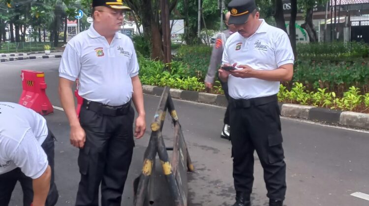 Polsek Metro Menteng Canangkan Jaga Jakarta Bersih dan Asri