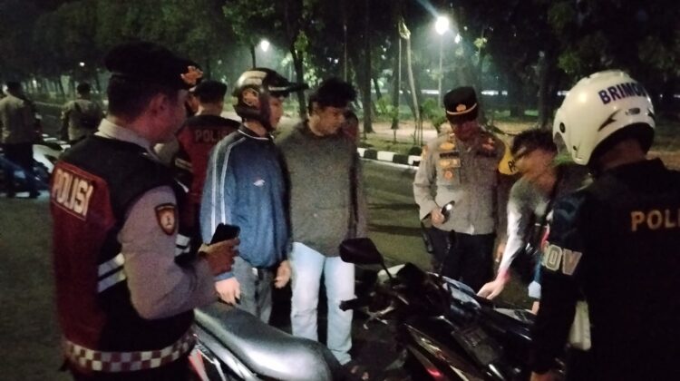 Razia Humanis namun Tegas, Polsek Kemayoran Antisipasi Segala Bentuk Kriminalitas
