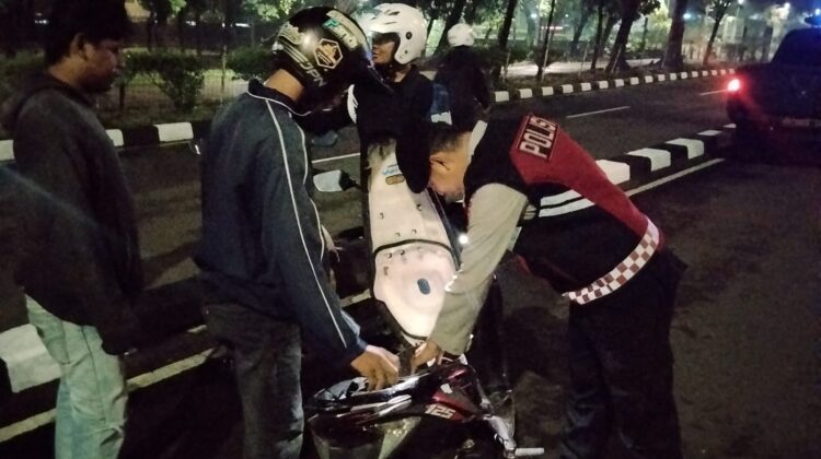 Razia Humanis namun Tegas, Polsek Kemayoran Antisipasi Segala Bentuk Kriminalitas