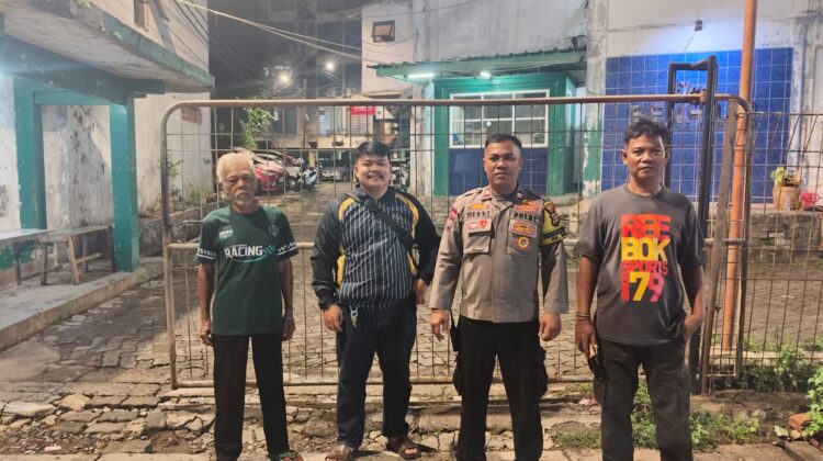 Bhabinkamtibmas Sambangi Pos Kamling Rusun Benhil II, Warga Diimbau Tingkatkan Kewaspadaan