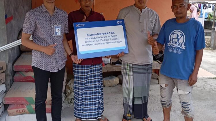 Bantu Lingkungan Sekitar, BRI Bogor Dewi Sartika Salurkan TJSL di Beberapa Titik