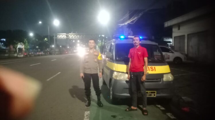 Polsek Senen Ploting Personel di Titik Rawan, Antisipasi Tawuran dan Gangguan Kamtibmas Jelang Pagi