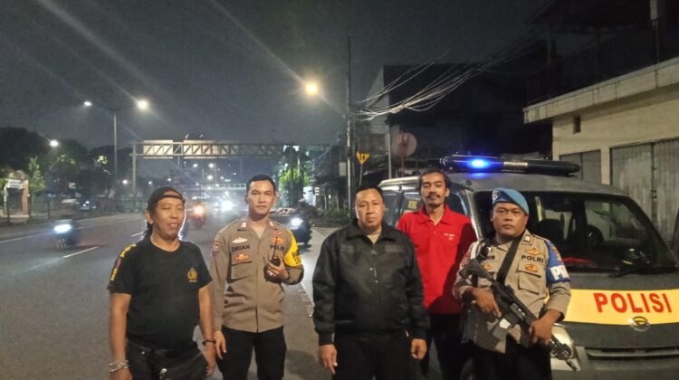 Kapolsek Senen Pimpin Patroli Antisipasi Begal dan Penjambretan di Underpass Senen