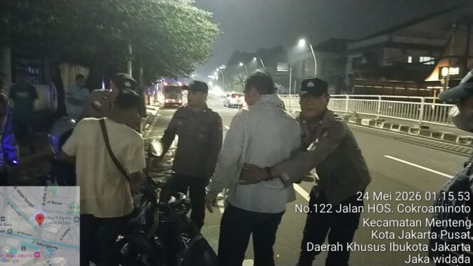 
					Razia Stasioner Menteng Diperketat, Polsek Metro Menteng Tindak Kendaraan Tanpa Surat Lengkap