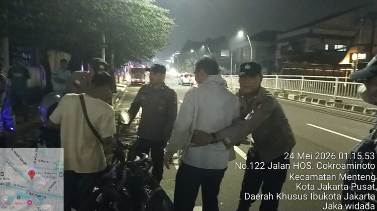Razia Stasioner Menteng Diperketat, Polsek Metro Menteng Tindak Kendaraan Tanpa Surat Lengkap