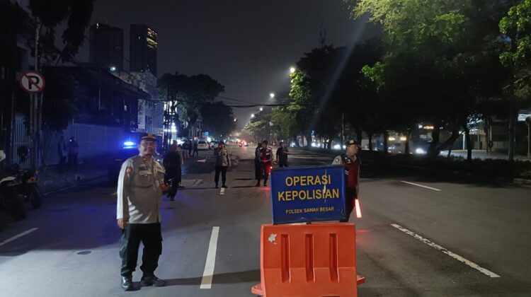 Polsek Sawah Besar Gelar Operasi Cipta Kondisi Stasioner” Sasar Pelaku Kriminalitas jalanan Jelang Subuh hingga Balap Liar