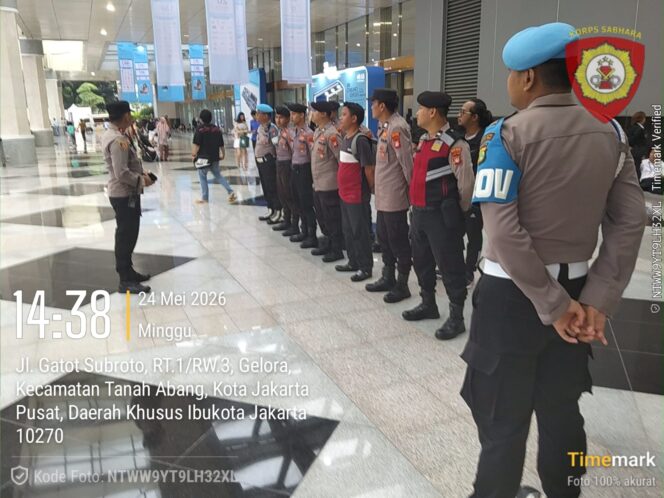 
					Polsek Metro Tanah Abang Siagakan Personel Amankan BRI Consumer Expo 2026 di JICC Senayan