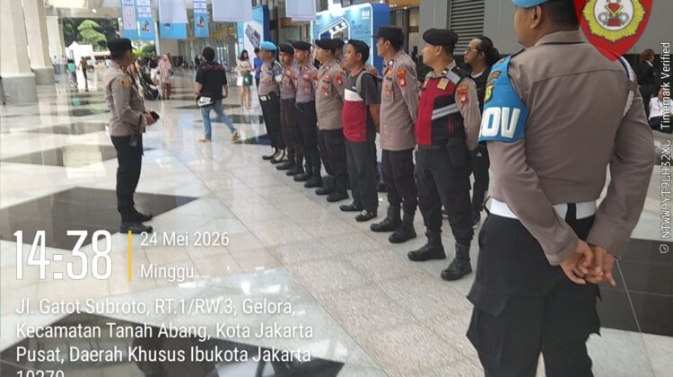 Polsek Metro Tanah Abang Siagakan Personel Amankan BRI Consumer Expo 2026 di JICC Senayan