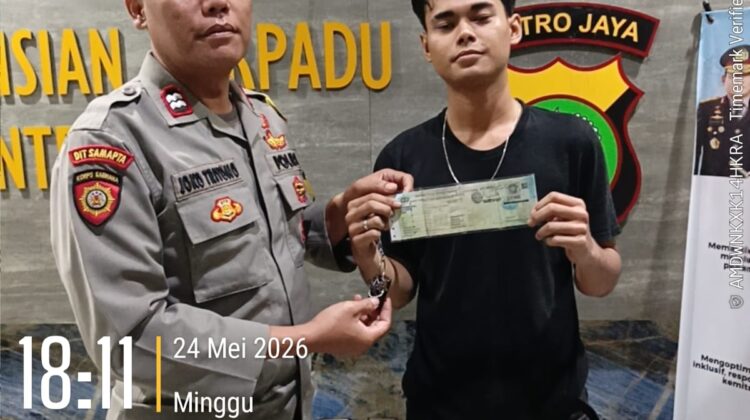 Polsek Metro Menteng Kembalikan Motor Pelanggar Razia Setelah Lengkapi Dokumen dan Kelengkapan Kendaraan