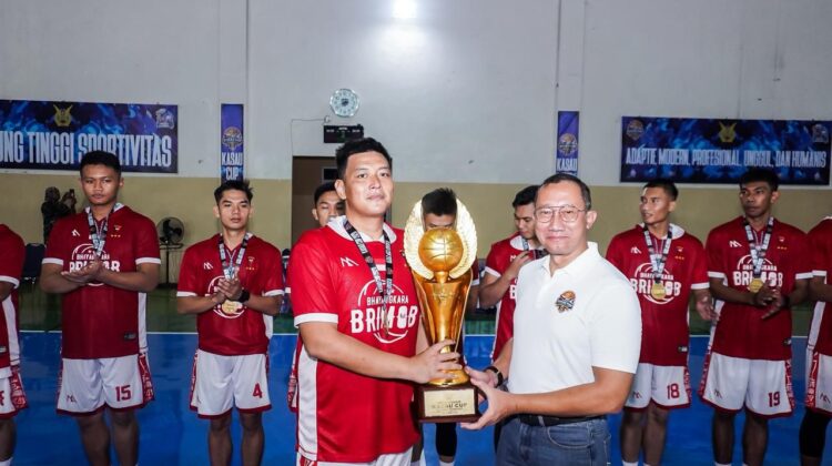 TIM BASKET BHAYANGKARA BRIMOB RAIH JUARA 1 KASAU CUP 2026 BASKETBALL TOURNAMENT
