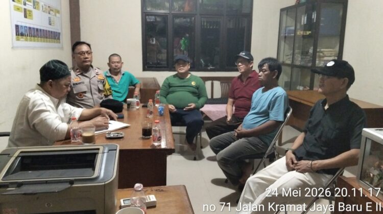 Perkuat Sinergi Kamtibmas, Bhabinkamtibmas Johar Baru Gandeng Pengurus RW Cegah Tawuran dan Gangguan Keamanan