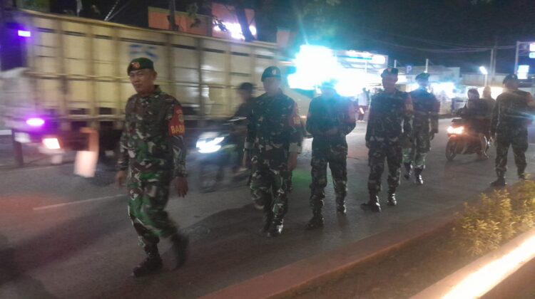 Jaga Keamanan dan Ketertiban, Koramil 12/Rajeg Gelar Patroli Maung