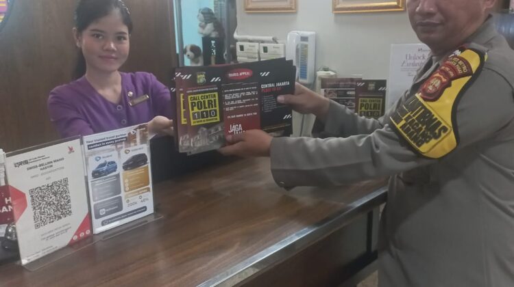 Polsek Metro Tanah Abang Sosialisasikan Kamtibmas kepada WNA di Hotel Swiss-Belinn Kebon Kacang