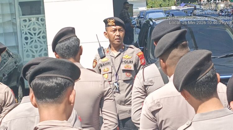 95 Personel Gabungan Disiagakan, Polsek Menteng Gelar Apel Pengamanan di Kantor BGN