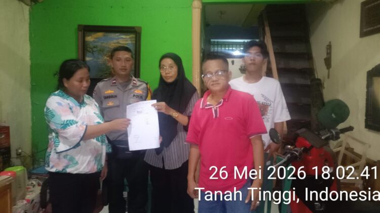 Problem Solving Antar Warga, Bhabinkamtibmas Tanah Tinggi Fasilitasi Mediasi Secara Kekeluargaan