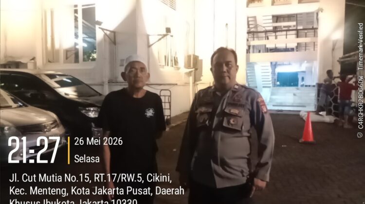 Takbir Idul Adha di Masjid Cut Meutia Berlangsung Khidmat, Polsek Metro Menteng Pastikan Situasi Aman dan Kondusif