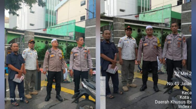 Polsek Senen Amankan Pelaksanaan Salat Idul Adha di Sejumlah Titik, Ribuan Jemaah Beribadah Khusyuk