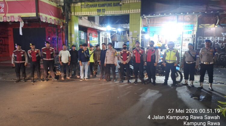 Polsek Johar Baru Gelar Operasi Cipta Kondisi, Antisipasi Begal dan Kejahatan Jalanan